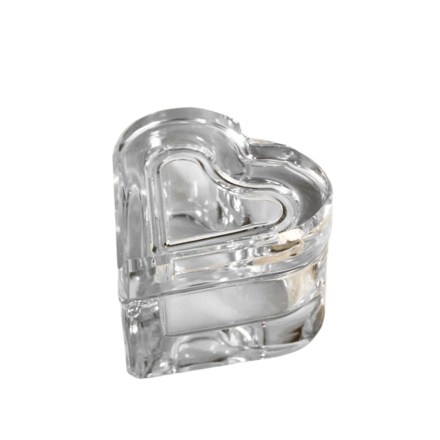 Glass Heart Dappen Dish