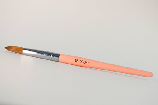 Kolinsky Wood Brush - Pink