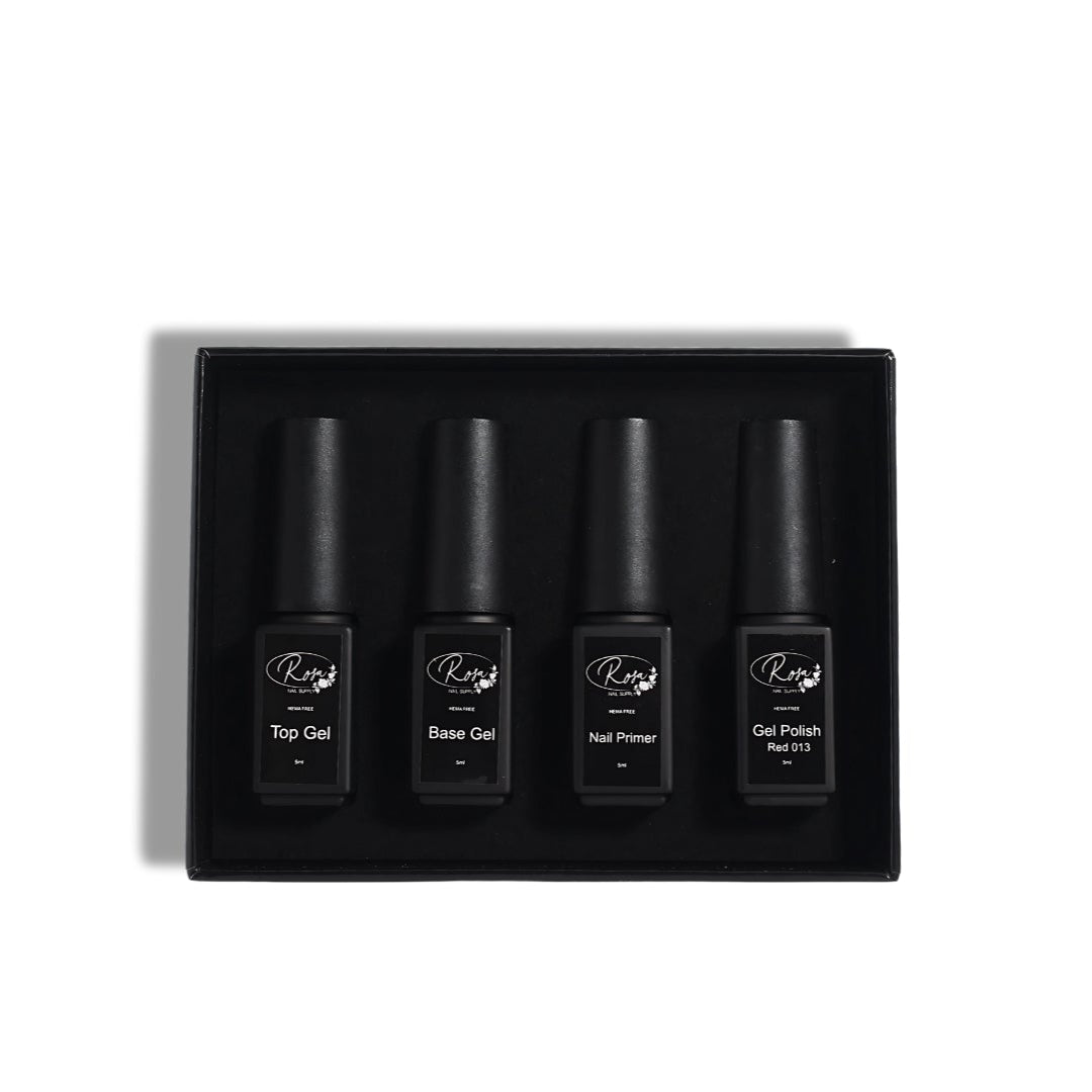 Rosa Gel Manicure Kit – 4-Piece Set