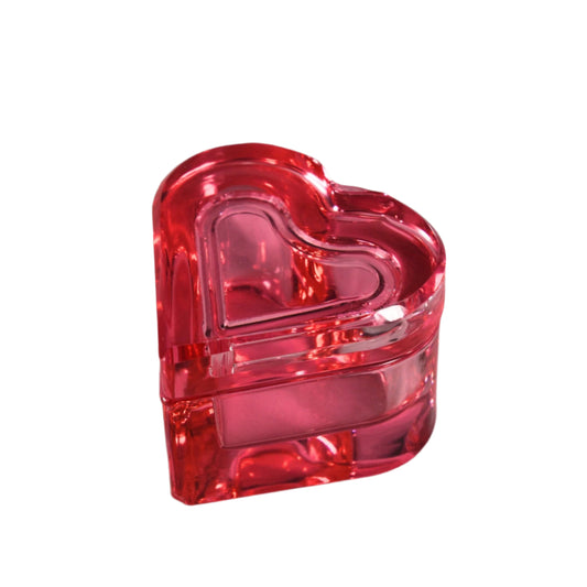 Heart Glass Container