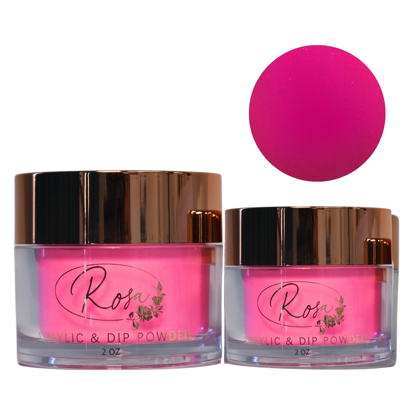 Hot Pink Acrylic Powder & Dip Powder